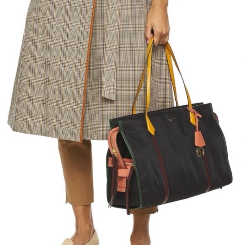 Tory Burch Perry Tote/Duffel Bag in Olive